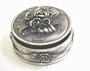3 Inch Round Jewelry Box - Roses