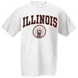 Illinois Fighting Illini White Bare Essentials T-shirt