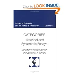 Categories: Historical and Systematic Essays (Studies in Philosophy and the History of Philosophy)