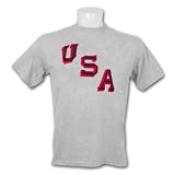 USA Classic Fine Jersey Vintage T-Shirt (Heather Gray)
