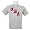 USA Classic Fine Jersey Vintage T-Shirt (Heather Gray) Size Small