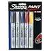 Sharpie Oil Based Paint Markers Medium Assorted 5 pack Black Blue Red White Yellow
