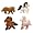 Pony in my Pocket - 4 PACK - PINTOS STANDARD SHETLAND