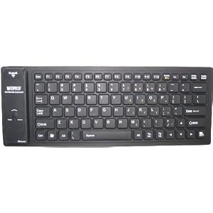 Menotek Flexible Bluetooth Waterproof Mini Keyboard For Apple iPad 3G and Wifi models 16GB, 32GB, 64GB and iPhone 4/4G, Windows, Mac, Linux