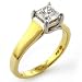 14K Yellow Gold 0.73ct. Princess Cut Diamond Solitaire Ring (G;SI2-I1)