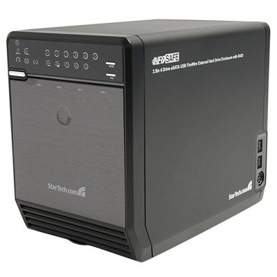 Startech.com 4 Drive eSATA USB FireWire SATA RAID Enclosure eSATA USB FireWire On Sale