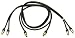 Monster Cable J2 DVD S-3 DVD Player to TV or A/V Receiver Hook-Up Kit with S-Video & RCA Audio MVSV2-3 & I250-3 (3 Feet)