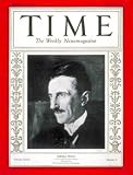 Nikola Tesla / TIME Cover: July 20, 1931, Art Poster by TIME Magazine