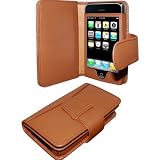 Piel Frama Apple iPhone 3G Leather Wallet (Tan)