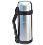 Produkt-Bild: Isosteel VA-9560WQ Vakuum-Isolierflasche 1,5 L mit extragro&szlig;er Einf&uuml;ll&ouml;ffnung aus doppelwandigem 18/8 Edelstahl mit Quickstop-Einhandausgie&szlig;system und Klappgriff
