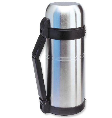Isosteel VA-9560WQ Thermos 1,5 l con grandissima apertura per il riempimento in acciaio INOX 18/8 bilaterale, sistema quickstop per versamento con una sola mano e manico ribaltabile Isosteel VA-9560WQ Thermos 1,5 l con grandissima apertura per il riempimento in acciaio INOX 18/8 bilaterale, sistema quickstop per versamento con una sola mano e manico ribaltabile
