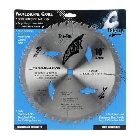 Shark Pro-series 10 inch x 40 Teeth Carbide 5/8" arbor hole Thin Kerf ATB Circular Saw Blade
