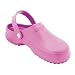 NOTHINZ Womens Closed Top Comfort Clogs Shoes Anti-Microbial Odor Resistant Sandals Pink