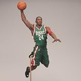 DESMOND MASON / MILWAUKEE BUCKS * GREEN JERSEY * McFarlane 6 Inch NBA SERIES 15 Sports Picks Action Figure