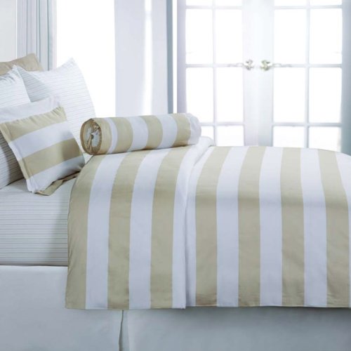 Echelon Home Cabana Stripe Full/Queen Duvet Cover 