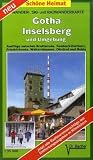 Gotha, Inselsberg und Umgebung 1 : 35 000: Wander-, Ski- und Radwanderkarte, Ausflüge zwischen Brotterode, Tambach-Dietharz, Friedrichrode, Waltershausen. Ohrdruf und Ruhla