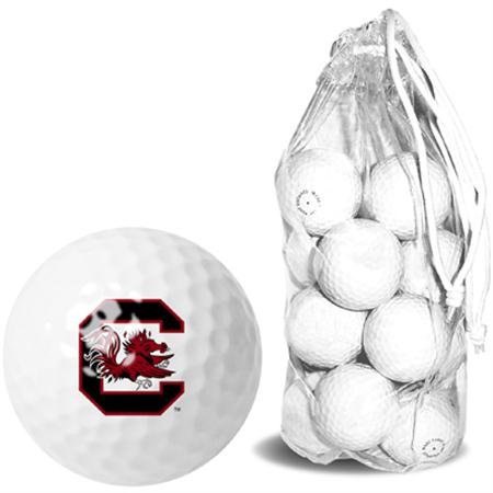 South Carolina Gamecocks Usc Ncaa Clear Pack 15 Golf Balls