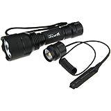 Ultrafire 1300Lm CREE XM-L T6 C8 LED Torch Flashlight + Remote Pressure Switch