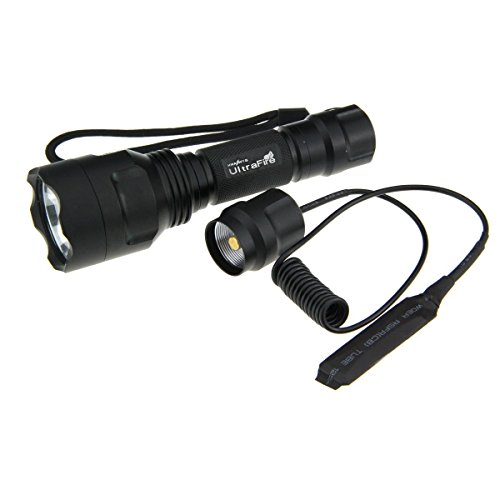 Ultrafire 1300Lm CREE XM-L T6 C8 LED Torch Flashlight + Remote Pressure Switch