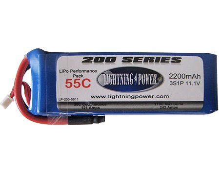 2200mah 3cell 55C Lightning Power Battery 2200mah 3cell 55C Lightning Power Battery