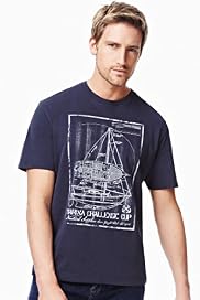Blue Harbour Pure Cotton Sail Print T-Shirt