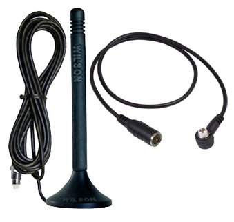 Cellphone Signal Booster Kit of Wilson Electronics Dual Band Mini Magnet Antenna and Cell Phone Antenna Adapter Cable for Motorola V3 RAZR Series, MOTORAZR2 V9m, RAZR V3XX, RAZR MAXX VE, Adventure V750