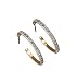 1/4 Carat Diamond Hoop Earrings