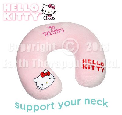 Sale Earth Therapeutics Hello Kitty Memory Foam Neck Pillow Cheap