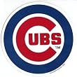 Chicago Cubs Round Logo MLB Car Magnet