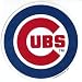 Chicago Cubs Round Logo MLB Car Magnet