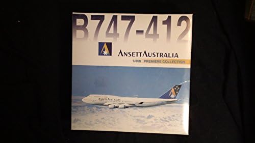 B747-412 1:400 Die-Cast Metal Replica (Ansett Australia Livery)