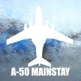 A-50 MAINSTAY White Decal Military Soldier Window White Sticker