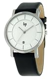 Lip Style - 1027812 - Montre Homme - Quartz Analogique - Cadran Gris - Bracelet Cuir Noir