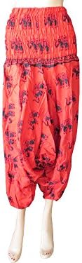 The Weavers Aladdin Pocket Harem Pant (Red)
