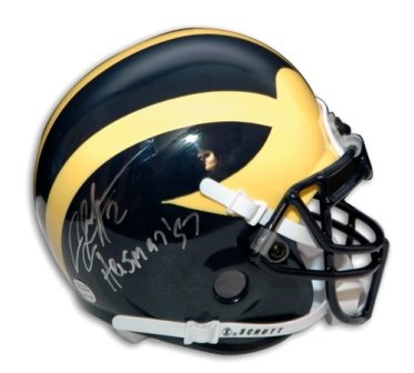 Charles Woodson Signed Michigan Mini Helmet Inscribed