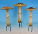 Mushroom Garden Stake Yard Art Lawn Set of 3