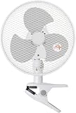 YAMAZEN 23cmクリップ扇風機 YC-D231(WH) ホワイト