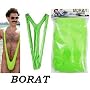 Borat Mankini Swimsuit Costume Suspender Thong Green