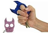 Brutus the Bull Dog Self Defense Keychain- Purple