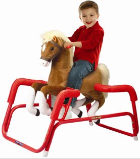 "Lightning" Spring Horse