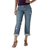 Mossimo Supply Co. Juniors Back Flap Pocket Boyfriend Jean - Medium Wash