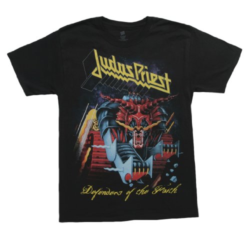 Global Merchandising Judas Priest Defenders Jumbo T-Shirt Black