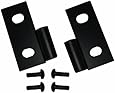 Rugged Ridge 11202.03 Black Lower Door Hinge - Pair