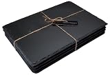 Black Slate Place Mats - Set of Four