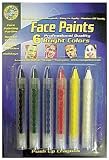 Face Paint Cryaons-Bright 6Pc Jumbo Crayons