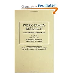 Work-Family Research: An Annotated Bibliography