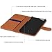 TUCCH iPhone 6s Plus Case, Leather Case for iPhone 6s Plus / iPhone 6 Plus (5.5 inch), Wallet Cases Folio Book Cover with Kickstand Credit Card Holder, Cash Clip, Magnetic Closure, Brown with Blue