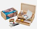 Winsor & Newton Cotman Watercolour Half Pan Studio with Wooden Box