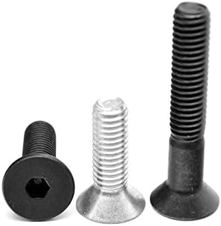 M14 x 2.00 x 40 MM (FT) Coarse Thread DIN 7991 Class 12.9 Socket Flat Head Cap Screw Alloy Steel Black Oxide Pk 125