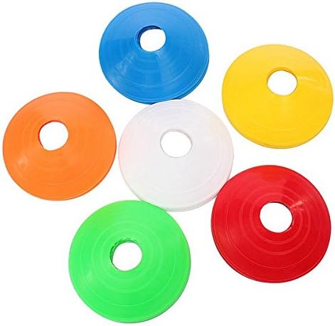 10 PCS Football Training Speed Disc Cone Cross Roadblocks